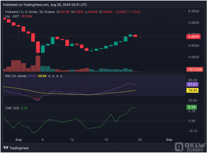 Polkadot 开发活动下滑，DOT 面临跌出前20的风险