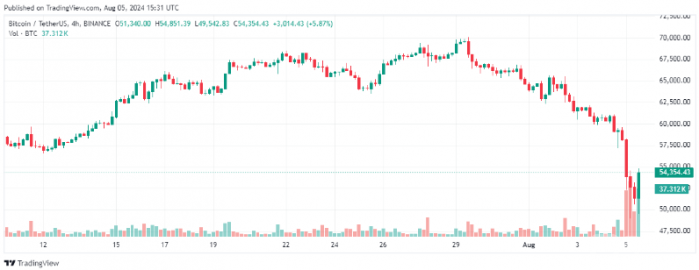 Polymarket 预测：41%的交易者押注比特币9月前跌破45,000美元