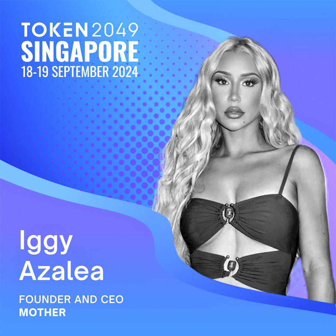 在新加坡TOKEN2049，大V Ansem与歌手Iggy Azalea如何谈meme币？